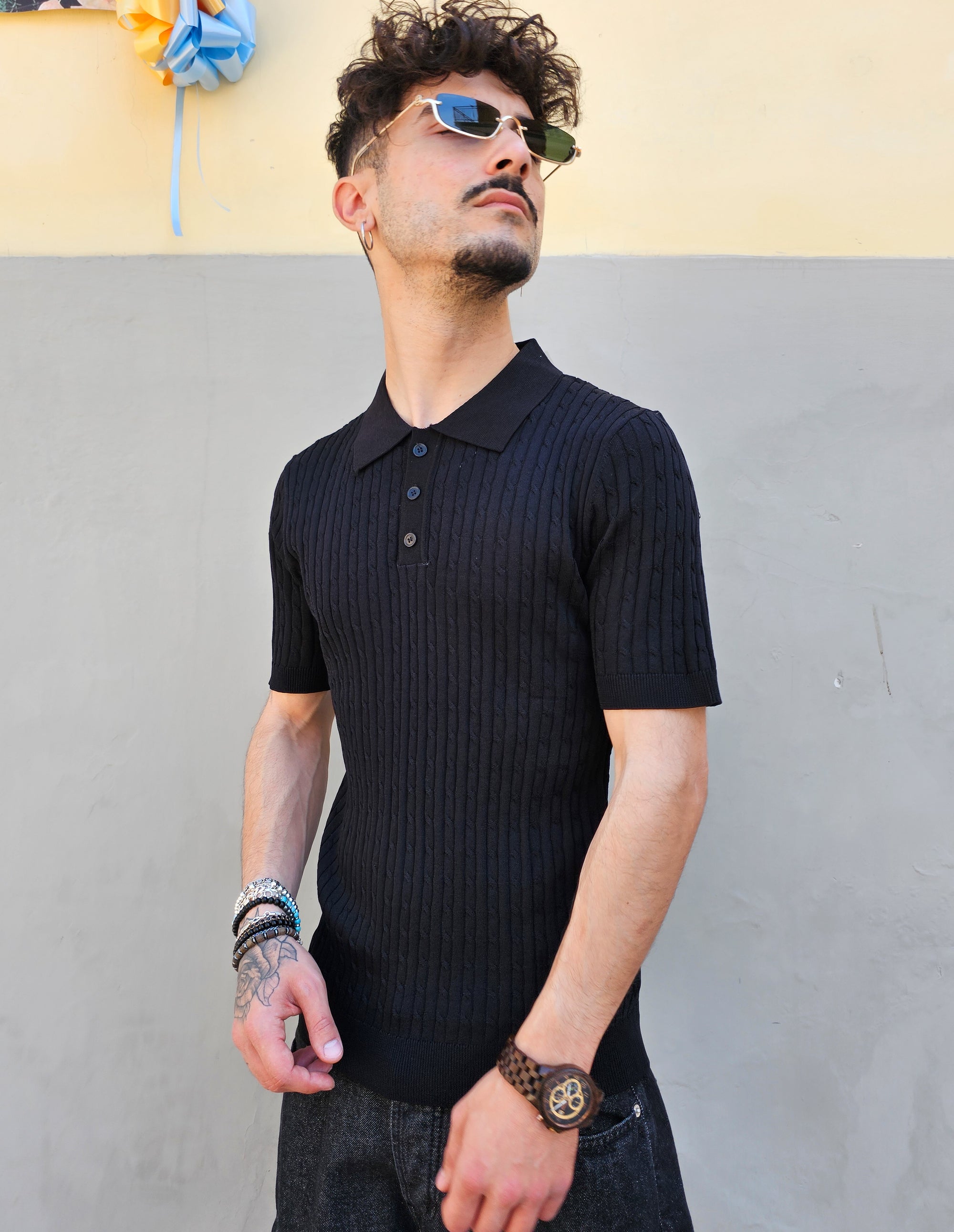 Polo In Filo Treccia