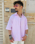 Camicia Rigata Over