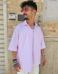 Camicia Rigata Over