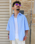 Camicia Rigata Over