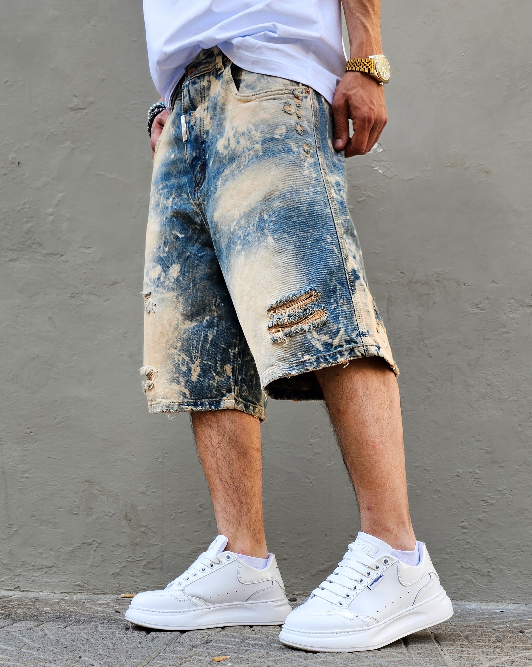 Bermuda Jeans Street Wash
