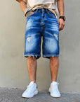Bermuda Jeans Mod Dsq Blue