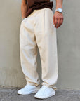 Pantalone Baggy Fit In Lino