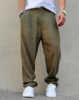 Pantalone Baggy Fit In Lino