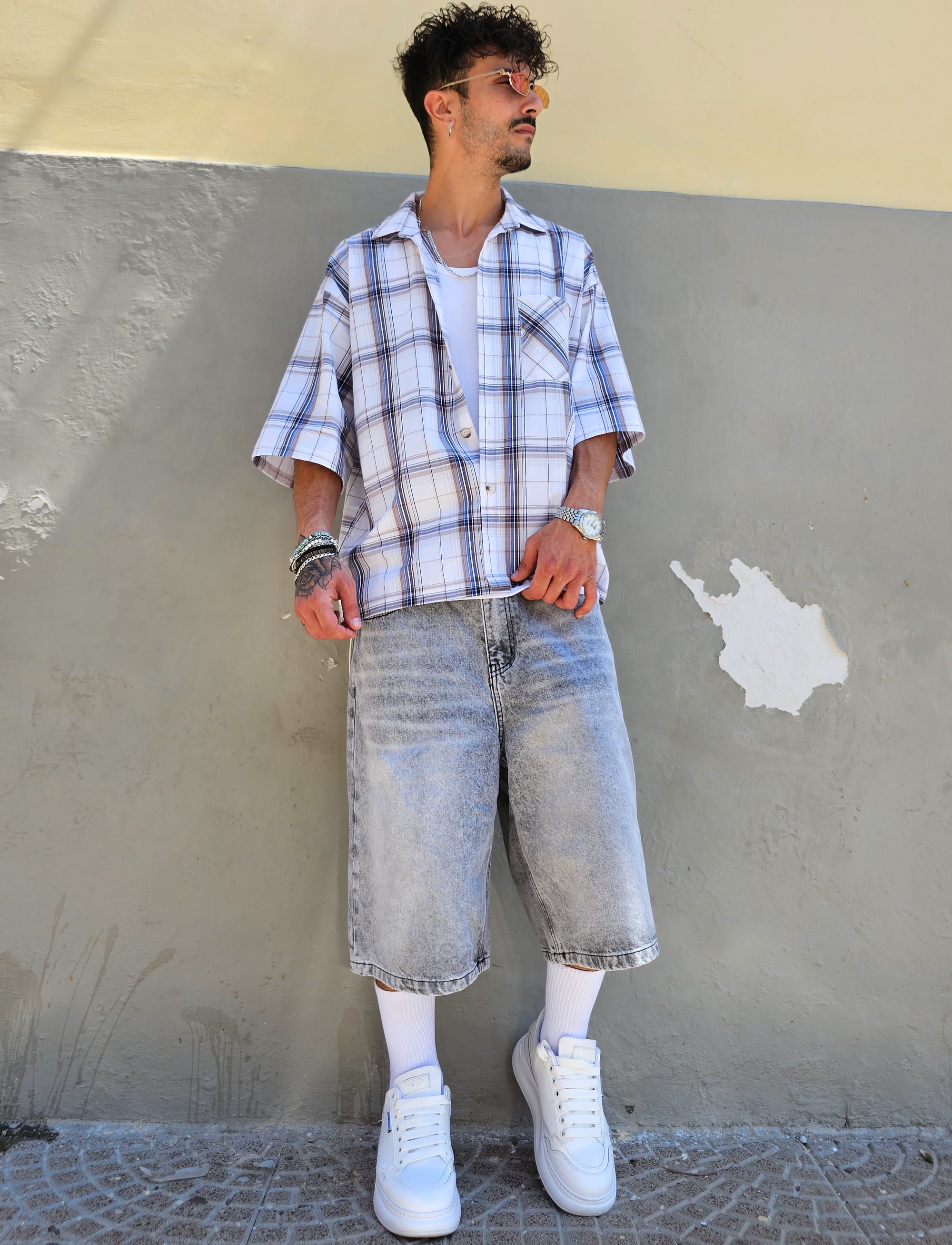 Camicia Scozzese Over
