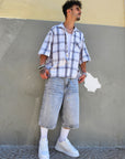 Bermuda Jeans Grey Over