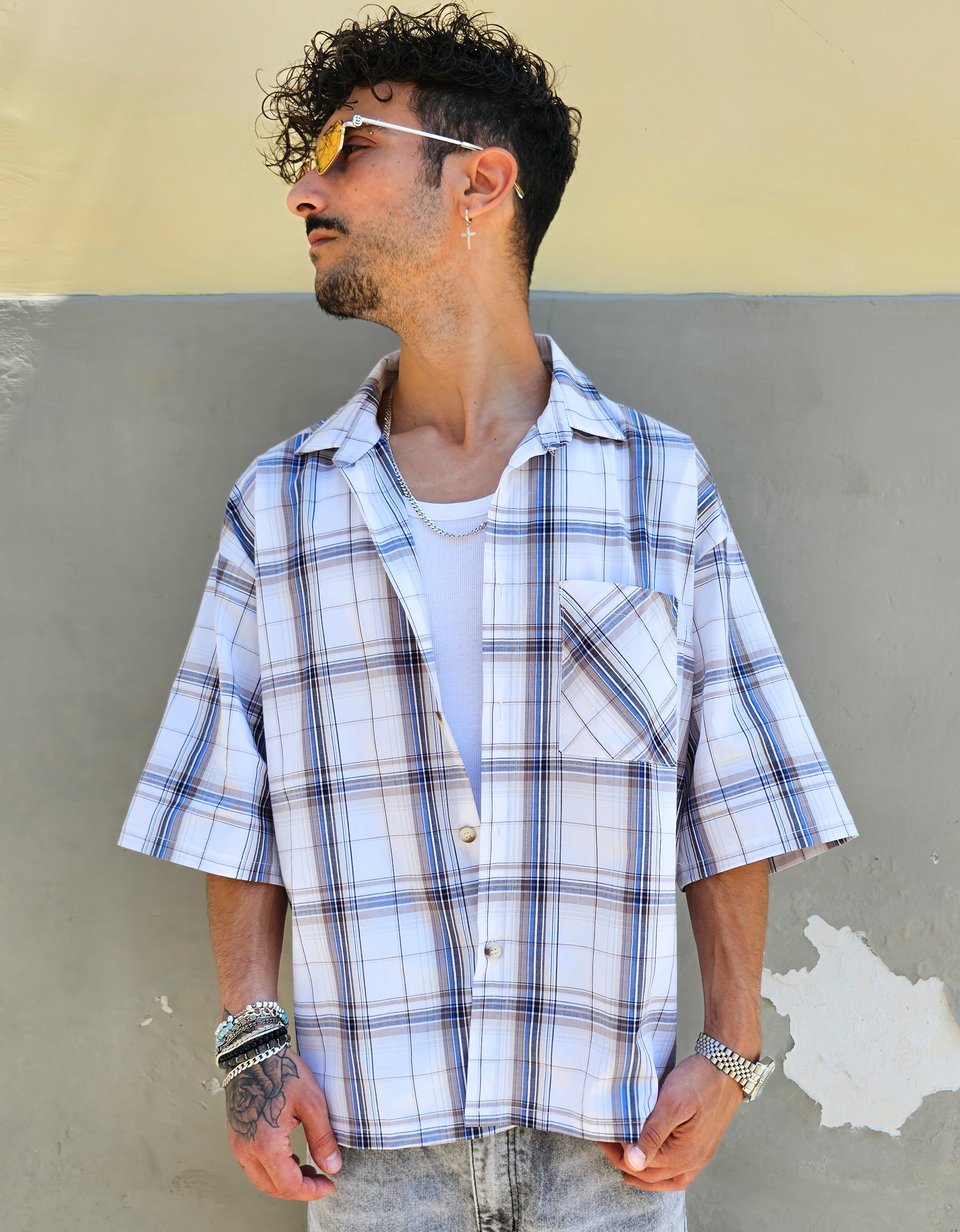 Camicia Scozzese Over