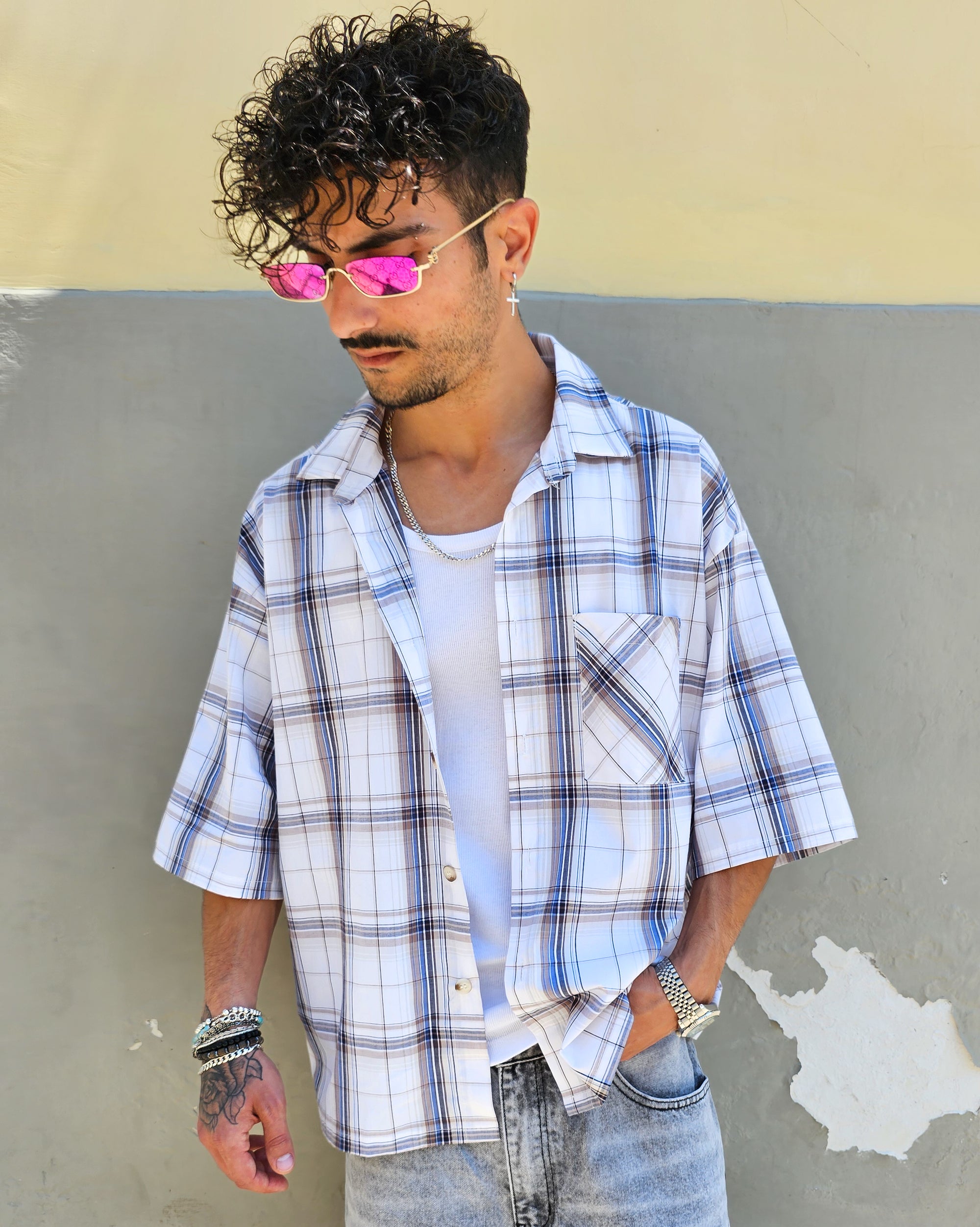Camicia Scozzese Over