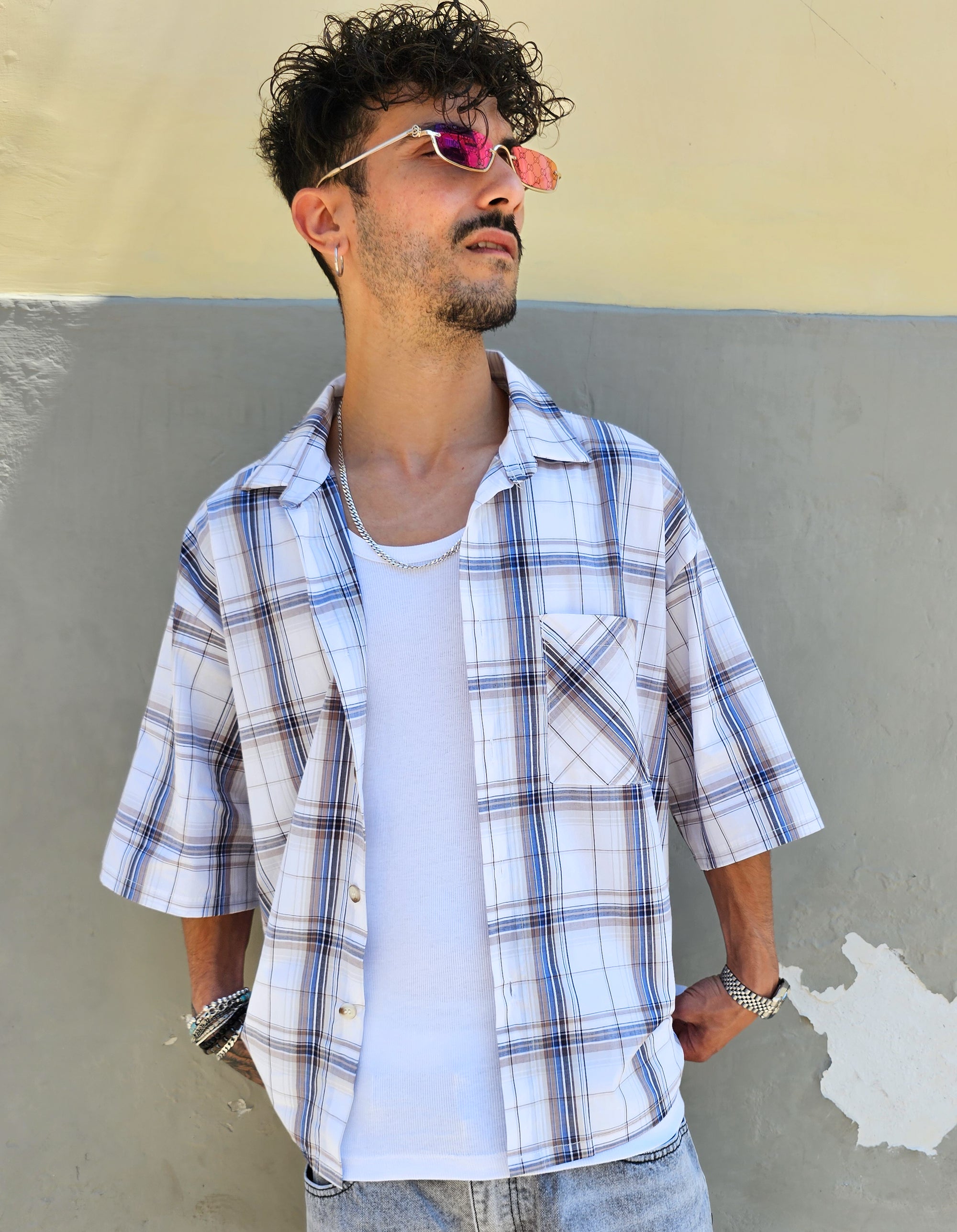 Camicia Scozzese Over