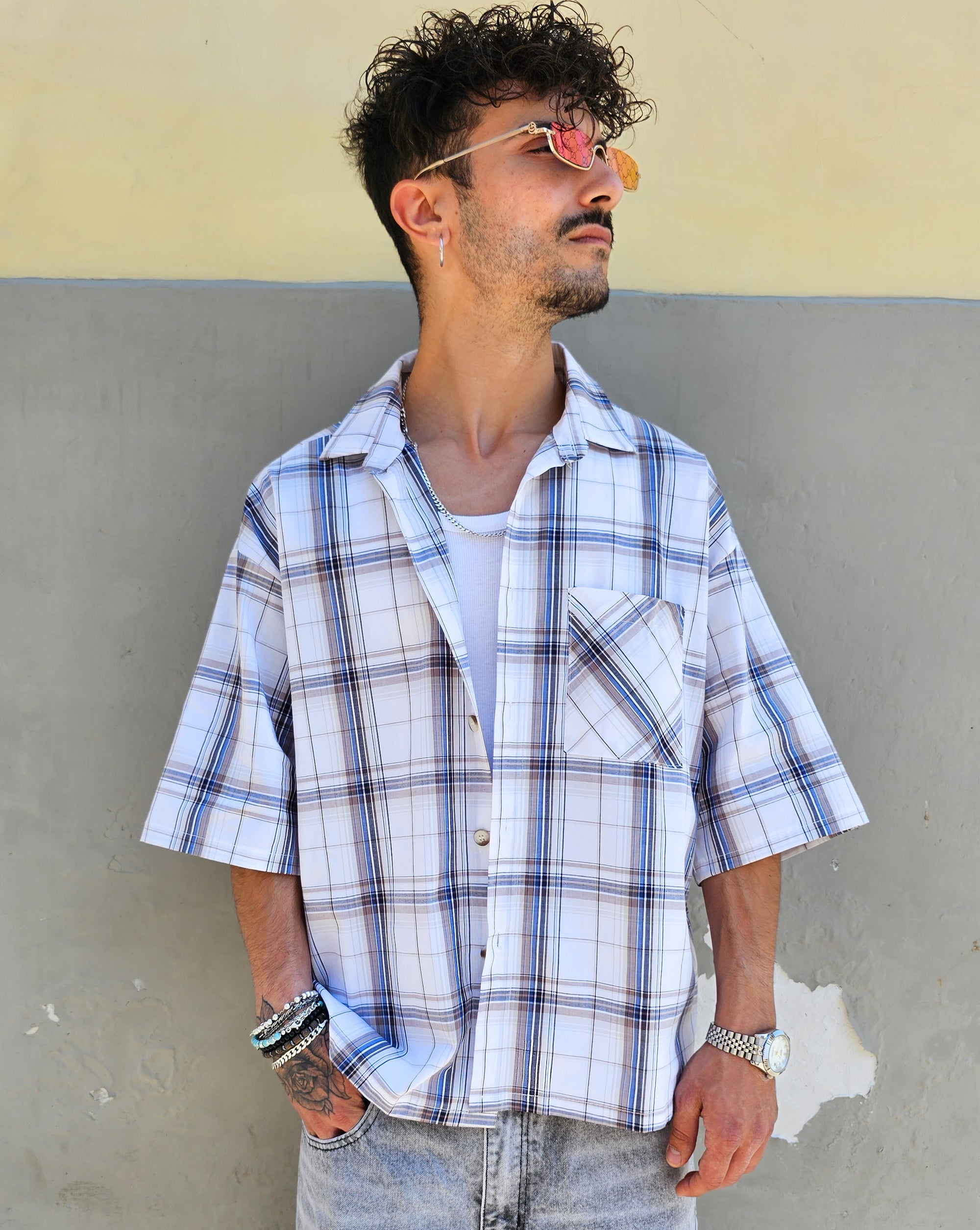 Camicia Scozzese Over