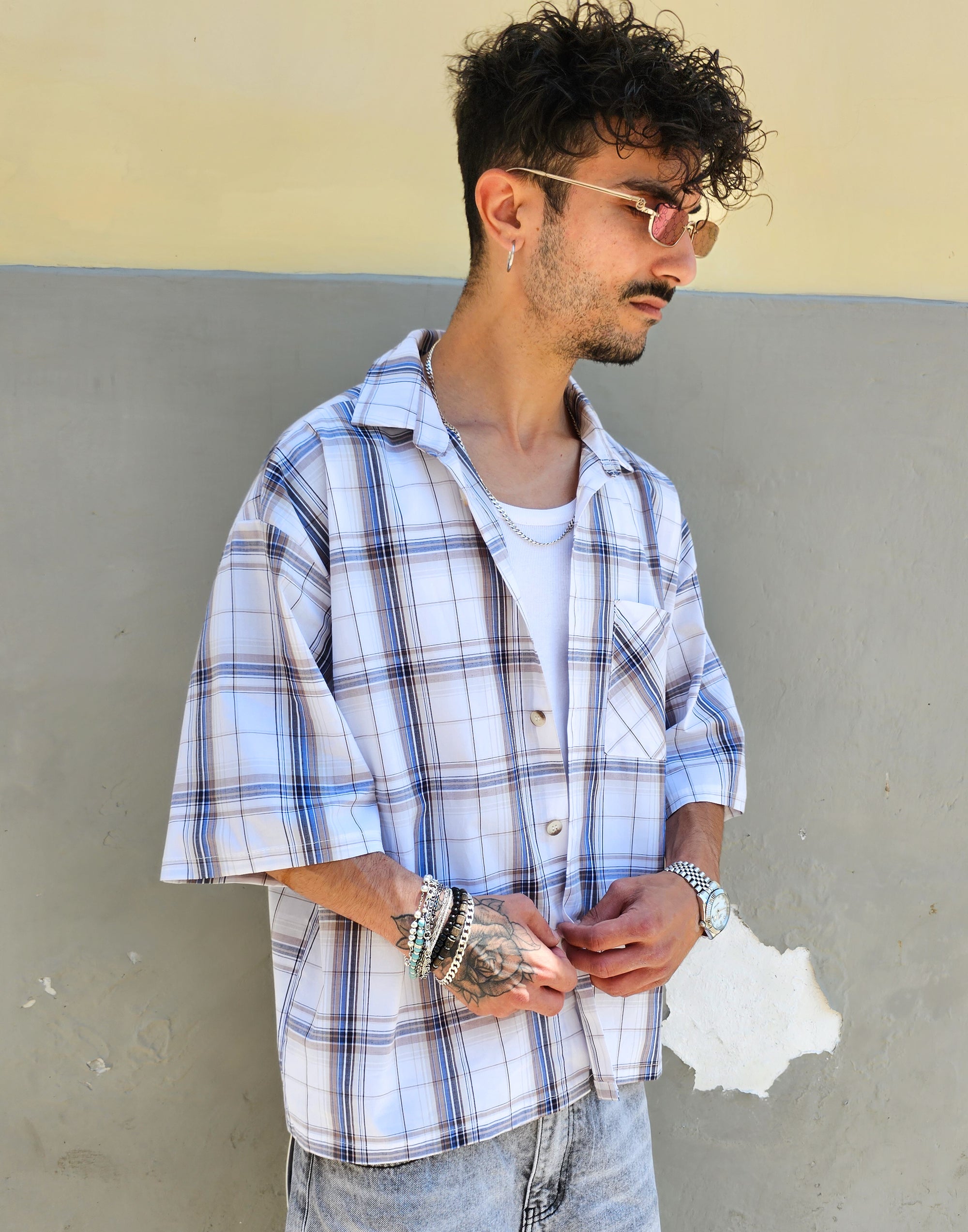 Camicia Scozzese Over