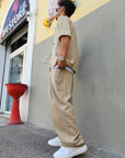 Completo Doppiopetto Baggy Lino
