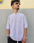 T-shirt Polo Coreana In Cotone