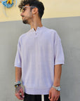 T-shirt Polo Coreana In Cotone