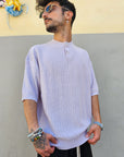 T-shirt Polo Coreana In Cotone