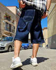 Bermuda Jeans Carpenter Blu