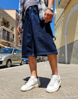 Bermuda Jeans Carpenter Blu