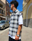 T-shirt  Smanicata Scozzese