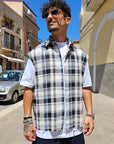 T-shirt  Smanicata Scozzese