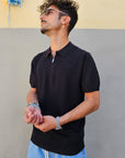 Polo In Filo Nido D'ape Zip