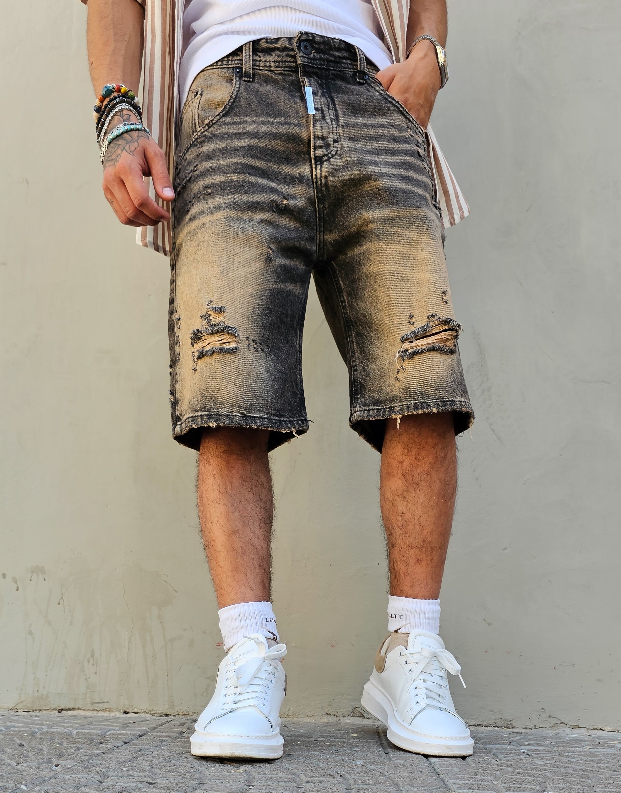 Bermuda Jeans Sabbiato RBZ