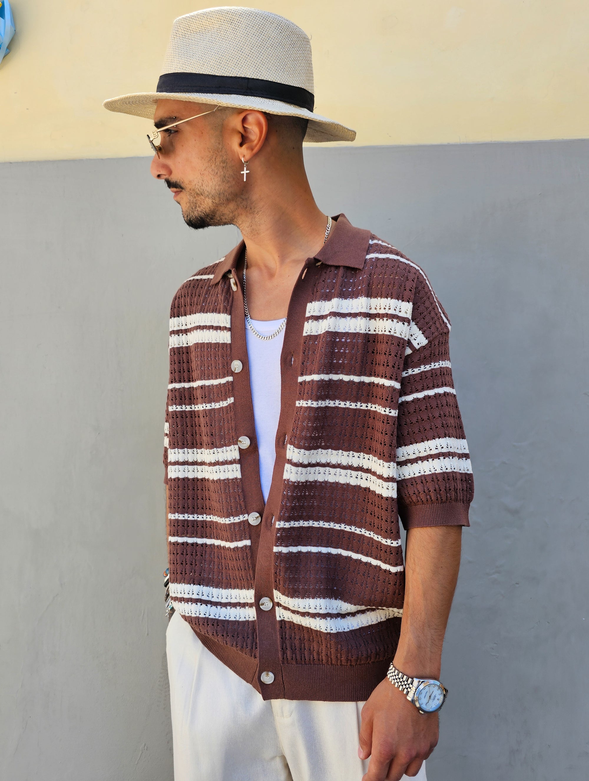 Camicia Monaco Traforata