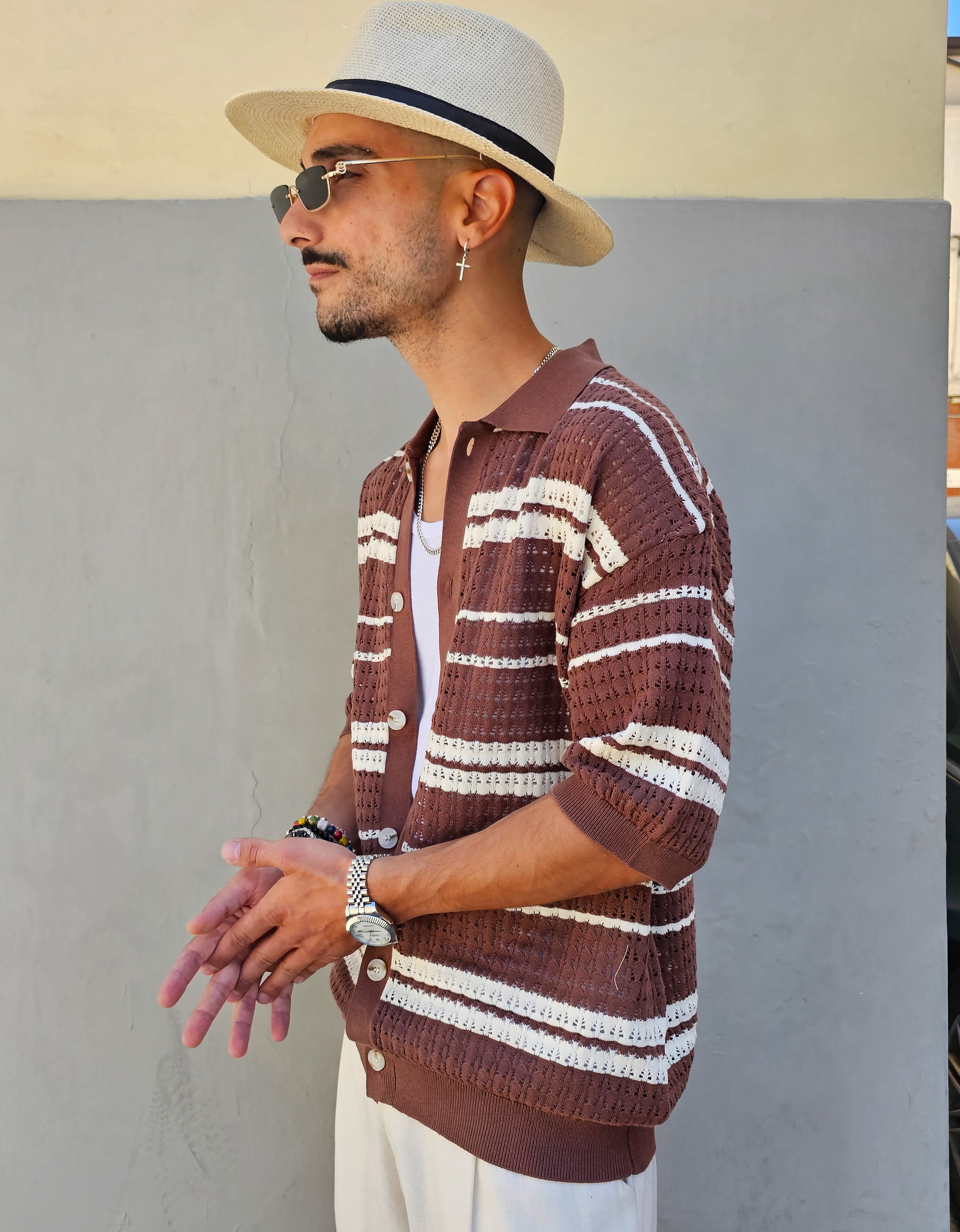 Camicia Monaco Traforata