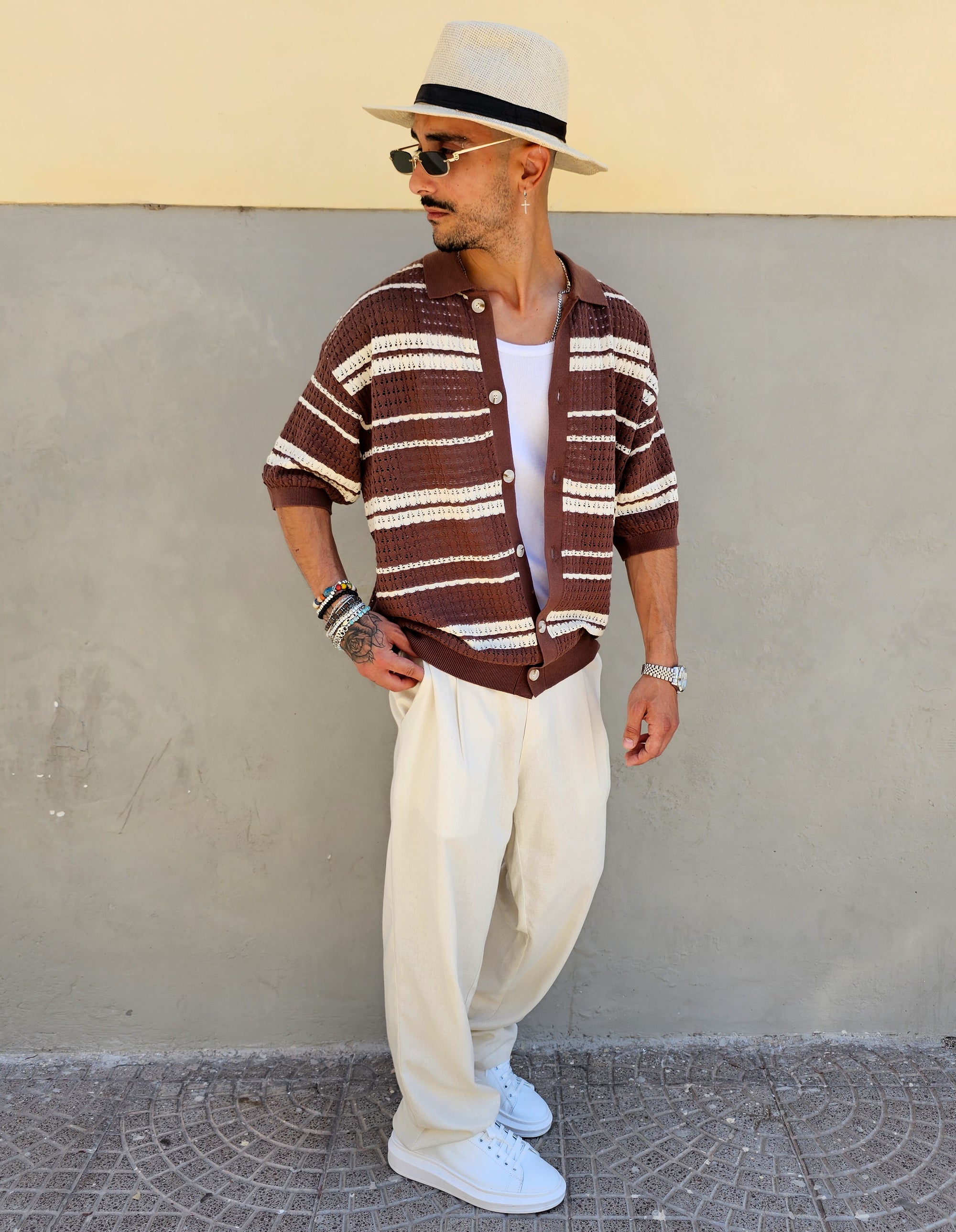 Camicia Monaco Traforata
