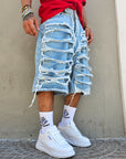 Bermuda Jeans Destroyed