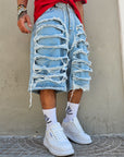 Bermuda Jeans Destroyed