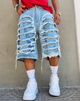 Bermuda Jeans Destroyed
