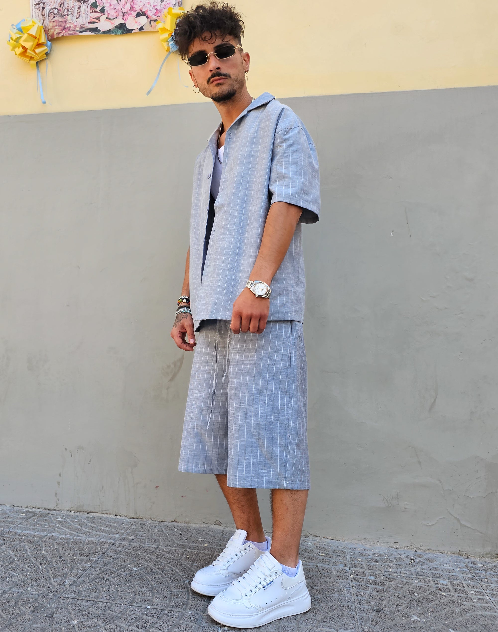 Completo Grigio Gessato