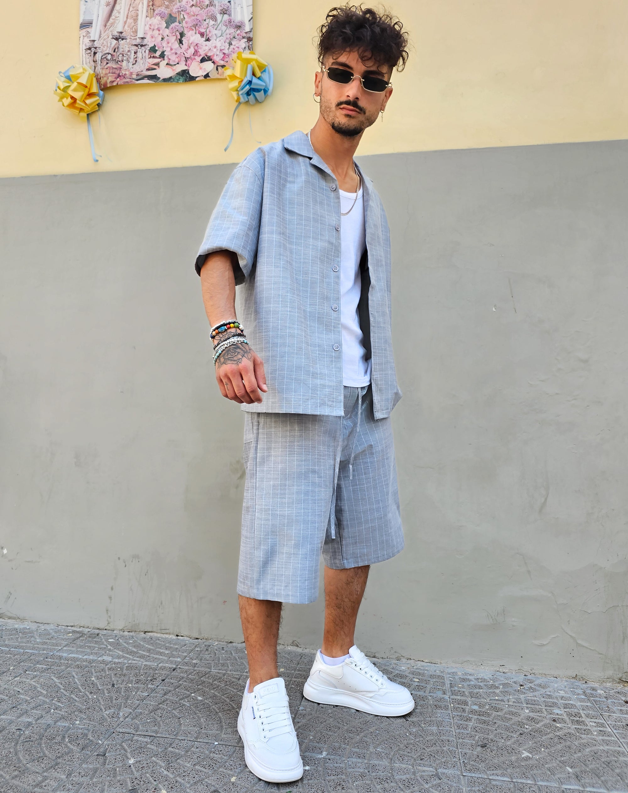 Completo Grigio Gessato
