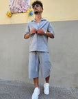 Completo Grigio Gessato