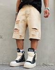 Bermuda Jeans Basic Sabbiato