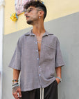Camicia Scozzese Crop Moro