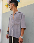 Camicia Scozzese Crop Moro