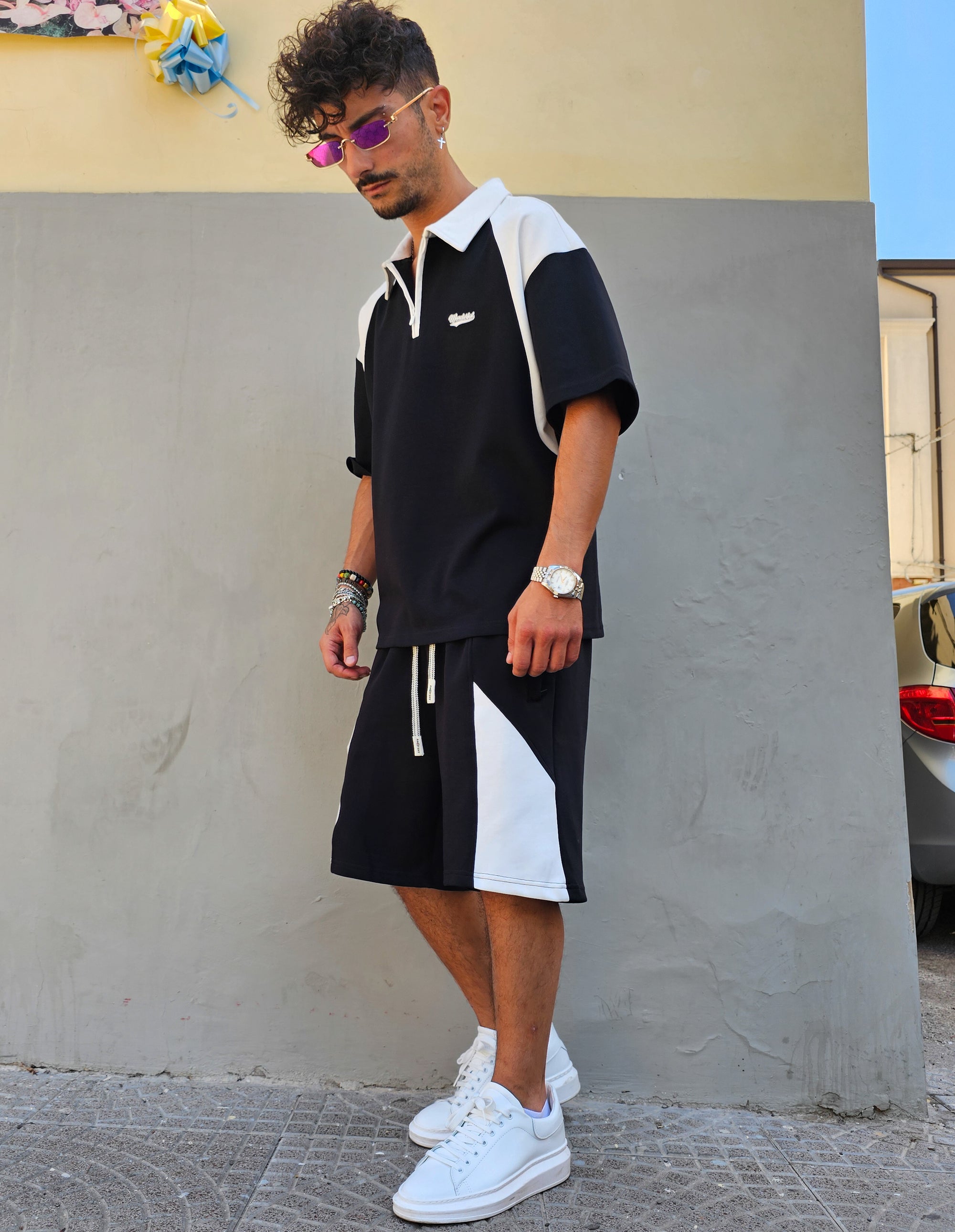 Completo  Polo Bicolor