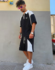 Completo  Polo Bicolor