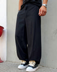 Pantalone In Lino Super Baggy