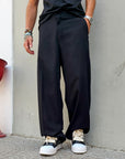 Pantalone In Lino Super Baggy