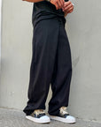 Pantalone In Lino Super Baggy