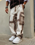 Jeans Cargo Sfumato Moro