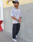 Jeans Microforato Baggy