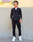 Abito Doppiopetto 4 Bottoni Slim Fit