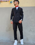 Abito Doppiopetto 4 Bottoni Slim Fit
