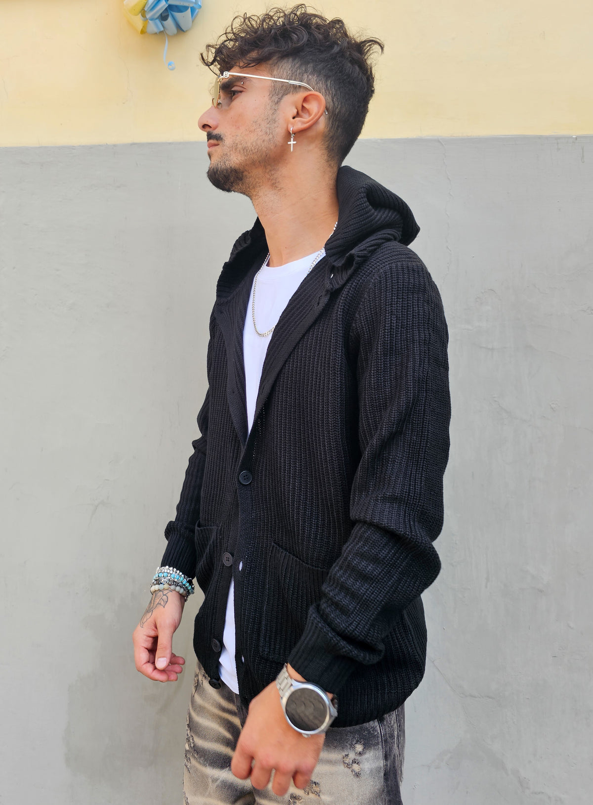 Cardigan Street Con Cappuccio