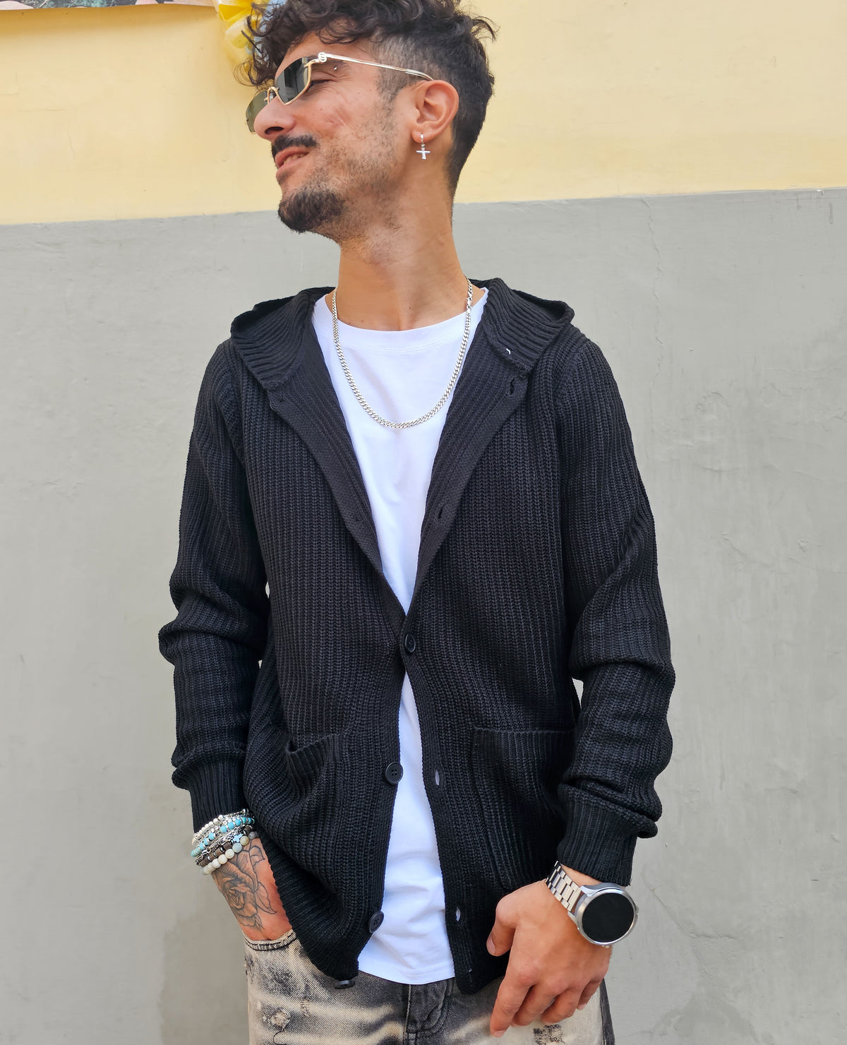 Cardigan Street Con Cappuccio