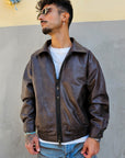 Giacca Big Zip Ecopelle