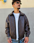 Giacca Big Zip Ecopelle